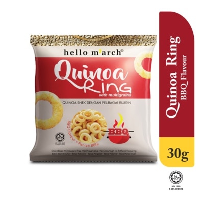 HELLO MARCH Quinoa Ring BBQ Flavour 30g