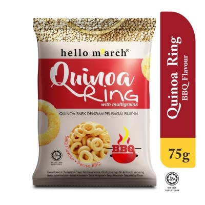 HELLO MARCH Quinoa Ring BBQ Flavour 75g