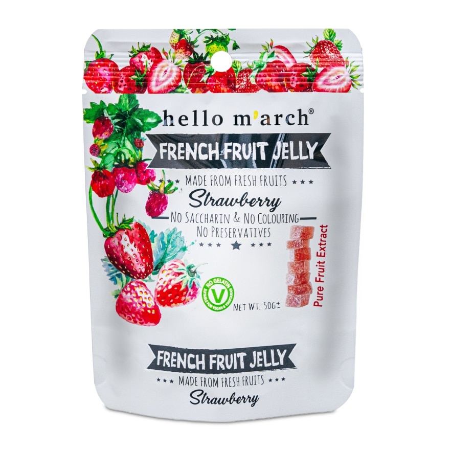 French Fruit Jelly Strawberry 50g