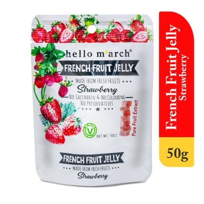 HELLO MARCH French Fruit Jelly Strawberry 50g