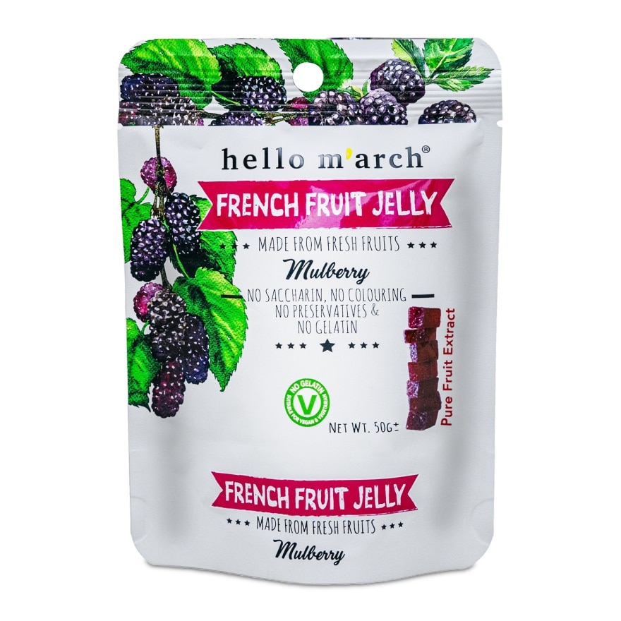 French Fruit Jelly Mulberry 50g