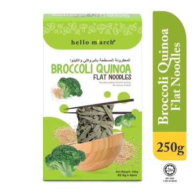 HELLO MARCH Broccoli Quinoa Flat Noodles 250g