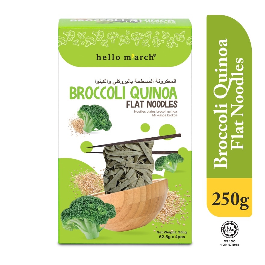 Broccoli Quinoa Flat Noodles 250g