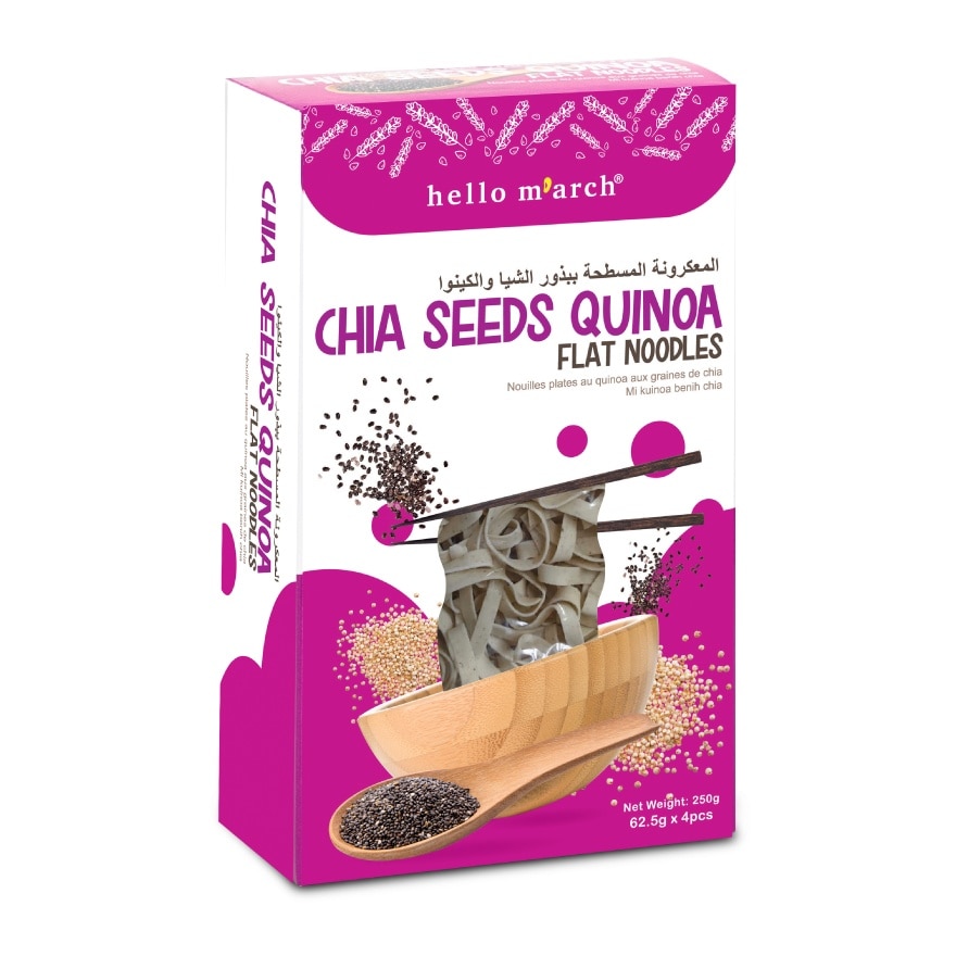 Chia Seeds Quinoa Flat Noodles 250g