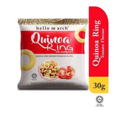 HELLO MARCH Quinoa Ring Tomato Flavour 30g