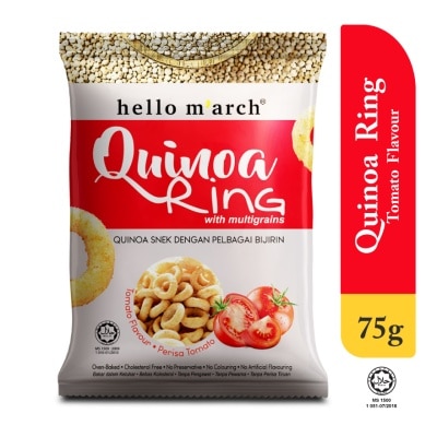 HELLO MARCH Quinoa Ring Tomato Flavour 75g