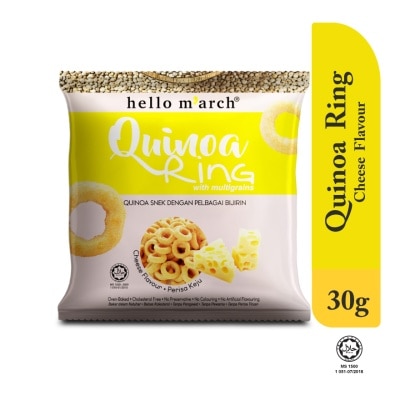 HELLO MARCH Quinoa Ring Cheese Flavour 30g