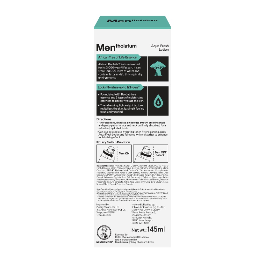 Aqua Fresh Lotion 145ml