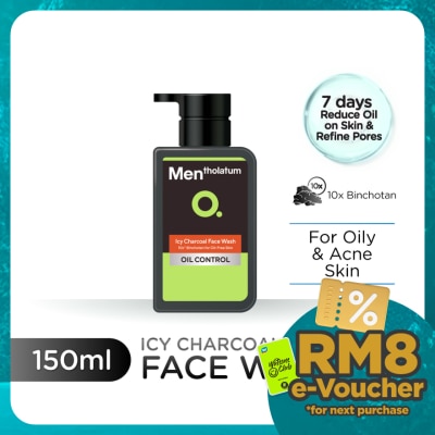 MENTHOLATUM MEN Icy Charcoal Face Wash 150ml