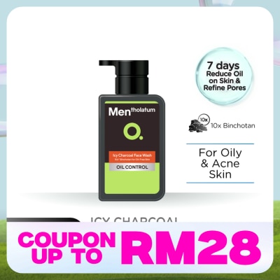 MENTHOLATUM MEN Icy Charcoal Face Wash 150ml