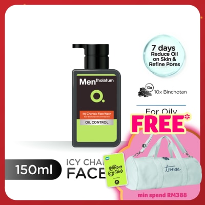 MENTHOLATUM MEN Icy Charcoal Face Wash 150ml