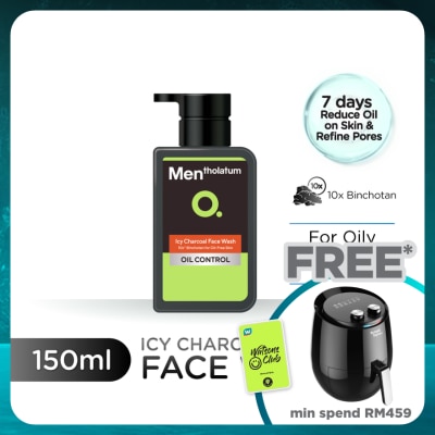 MENTHOLATUM MEN Icy Charcoal Face Wash 150ml