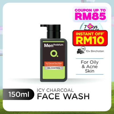 MENTHOLATUM MEN Icy Charcoal Face Wash 150ml