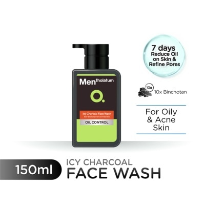 MENTHOLATUM MEN Icy Charcoal Face Wash 150ml