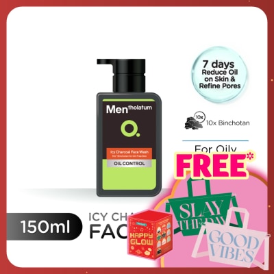 MENTHOLATUM MEN Icy Charcoal Face Wash 150ml