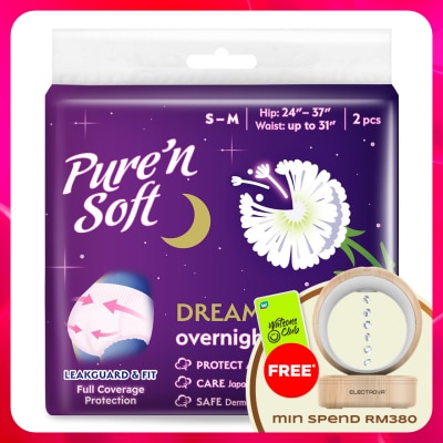 PURE'N SOFT - Overnight Panties S-M SIZE 2S