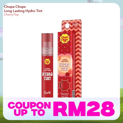 RUDE COSMETIC CHUPA CHUPS Long Lasting Hydro Tint (Cherry Pop)