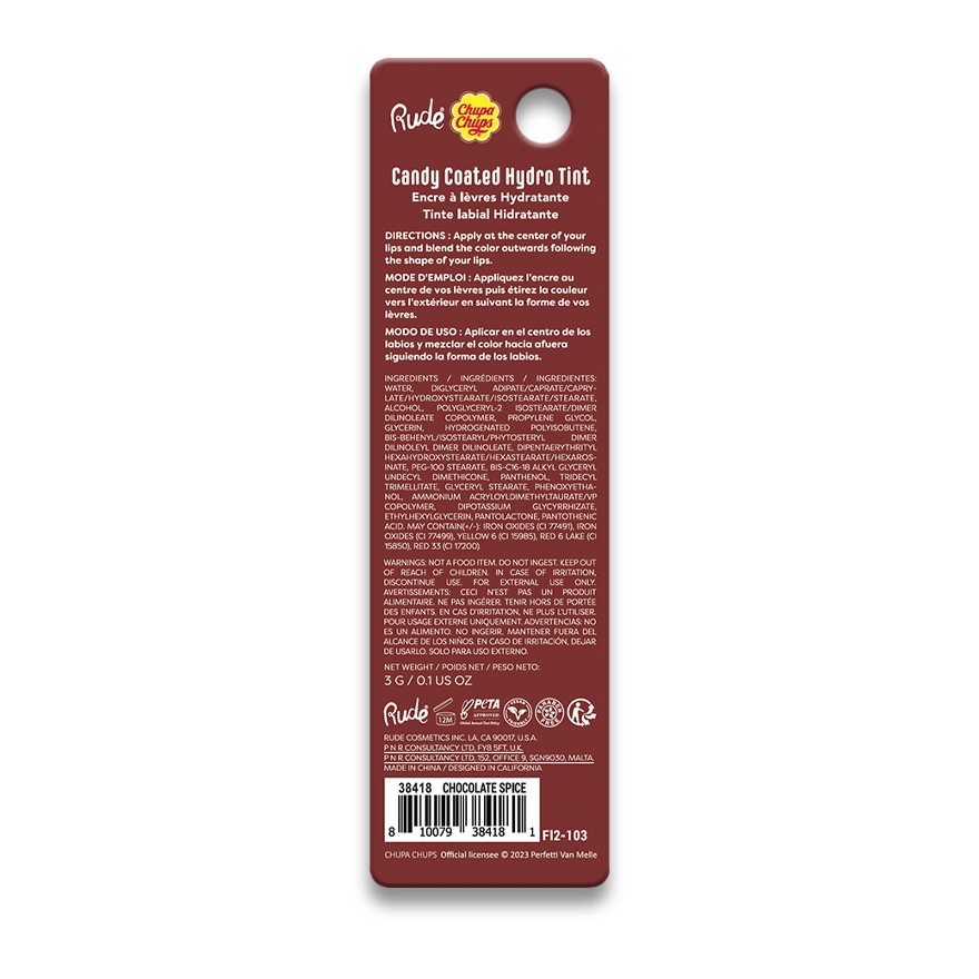CHUPA CHUPS Long Lasting Hydro Tint (Chocolate Spice)