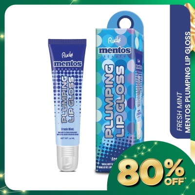 RUDE COSMETIC MENTOS Plumping Lip Gloss (Fresh Mint)