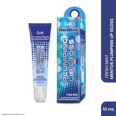 RUDE COSMETIC MENTOS Plumping Lip Gloss (Fresh Mint) image