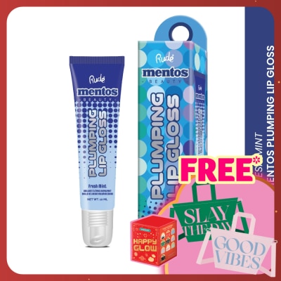 RUDE COSMETIC MENTOS Plumping Lip Gloss (Fresh Mint)