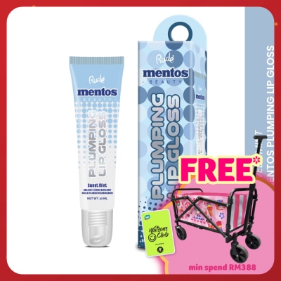 RUDE COSMETIC MENTOS Plumping Lip Gloss (Sweet mint)