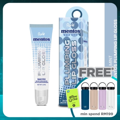 RUDE COSMETIC MENTOS Plumping Lip Gloss (Sweet mint)