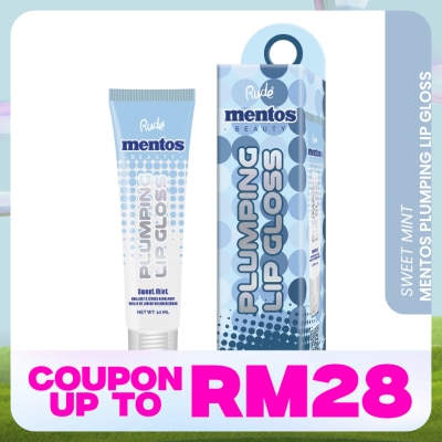 RUDE COSMETIC MENTOS Plumping Lip Gloss (Sweet mint)