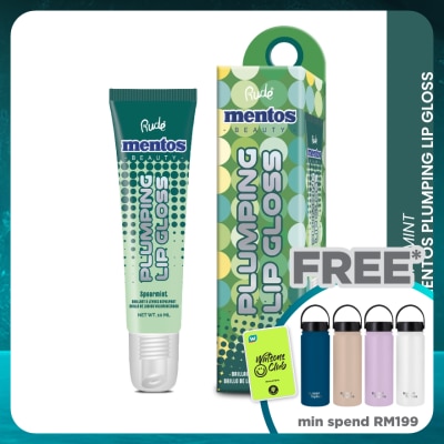 RUDE COSMETIC MENTOS Plumping Lip Gloss (Spearmint)