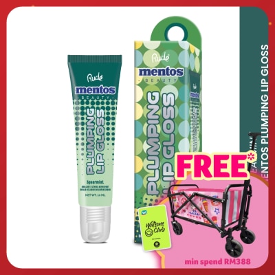 RUDE COSMETIC MENTOS Plumping Lip Gloss (Spearmint)