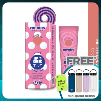RUDE COSMETIC MENTOS 2-in-1 Lip n Cheek Tint (Rosewood)