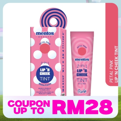 RUDE COSMETIC MENTOS 2-in-1 Lip n Cheek Tint (Petal Pink)
