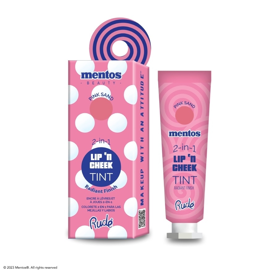 MENTOS 2-in-1 Lip n Cheek Tint (Pink Sand)