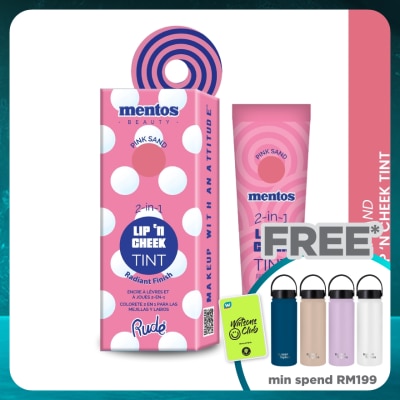 RUDE COSMETIC MENTOS 2-in-1 Lip n Cheek Tint (Pink Sand)