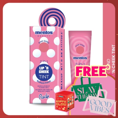 RUDE COSMETIC MENTOS 2-in-1 Lip n Cheek Tint (Pink Sand)