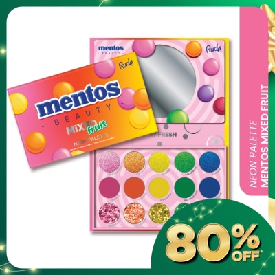 RUDE COSMETIC MENTOS Mixed Fruit Palette (Neon)