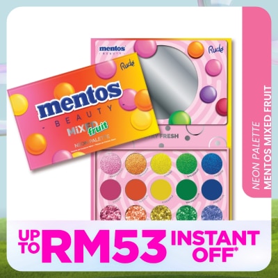 RUDE COSMETIC MENTOS Mixed Fruit Palette (Neon)