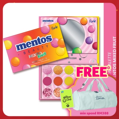 RUDE COSMETIC MENTOS Mixed Fruit Palette (Neon)
