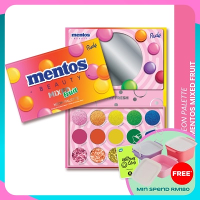RUDE COSMETIC MENTOS Mixed Fruit Palette (Neon)