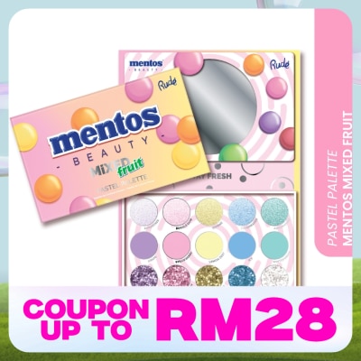 RUDE COSMETIC MENTOS Mixed Fruit Palette (Pastel)