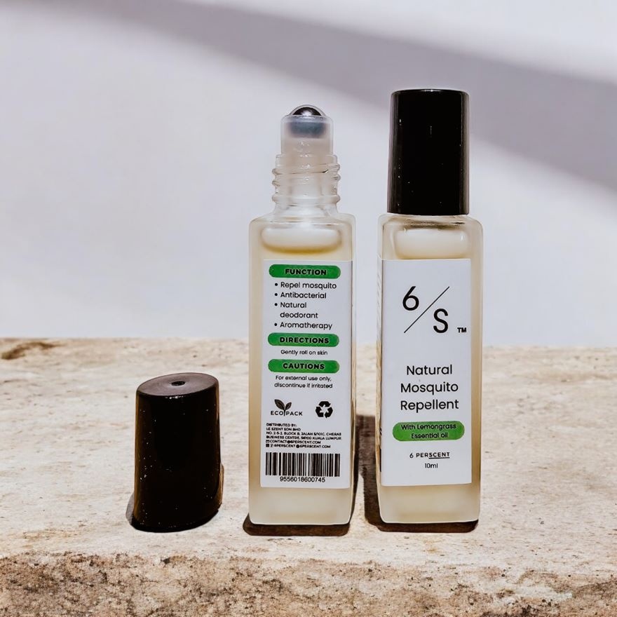 Mosquito Repelling with Lemongrass Essential Oil Roll on 10ml image