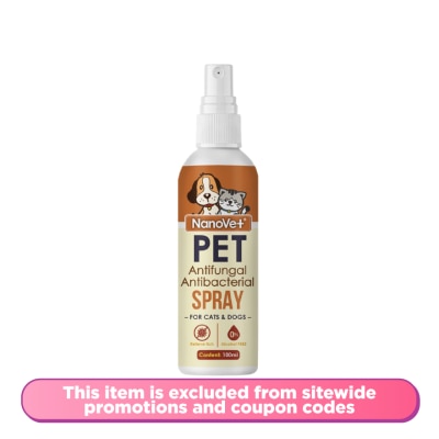 NANOVET Antifungal and Antibacterial Spray 100ml