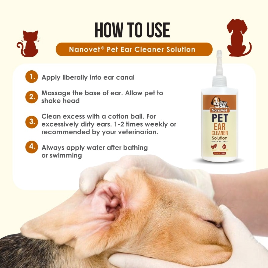 Pet Ear Cleaner Solution 150ml