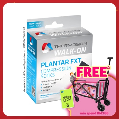 THERMOSKIN Plantar FXT Compression Socks Black Size M