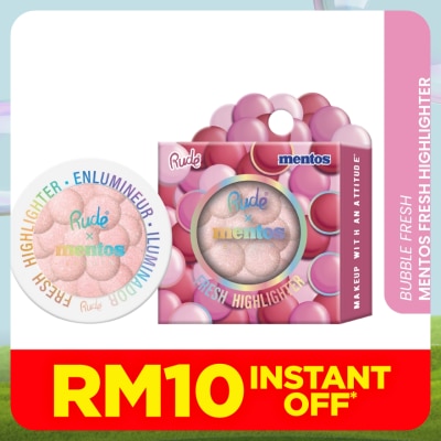 RUDE COSMETIC MENTOS Fresh Highlighter (Bubble Fresh)