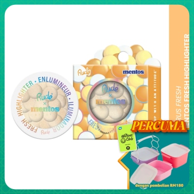 RUDE COSMETIC - MENTOS Fresh Highlighter (Citrus Fresh)