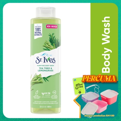ST IVES - Tea Tree & Lemongrass Body Wash 650ml
