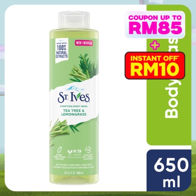 ST IVES Tea Tree & Lemongrass Body Wash 650ml