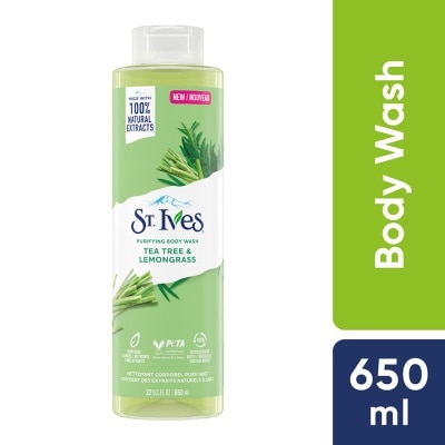 ST IVES Tea Tree & Lemongrass Body Wash 650ml