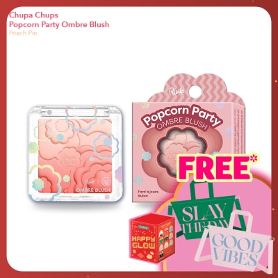 RUDE COSMETIC CHUPA CHUPS Popcorn Party Ombre Blush (Peach Pie)